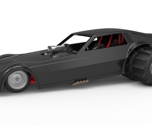 Vintage Funny Car for Sand drag racing Scale 1:25