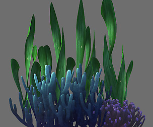 Game Model - Seabed - Coral Cluster