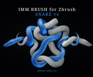 IMM Brush Snake V4 for Zbrush