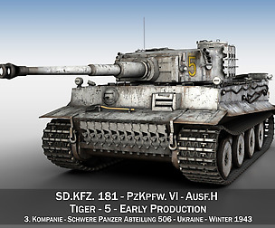 Panzer VI - Tiger - 5 - Early Production