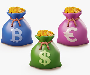 Stylized Money Bag
