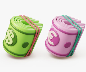 Stylized Money Roll
