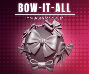 Bow-it-All – A Stylized 3D Bow IMM Brush for ZBrush for Characters and Props