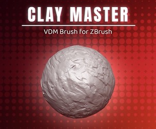 Clay Master – A high-detail clay texture sculpting VDM brush designed for ZBrush artists