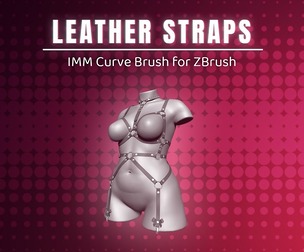 Leather Straps – ZBrush IMM Brush Tool for Creating Straps and Harnesses on Characters