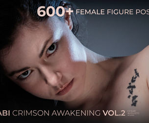 600+ Female Figure Poses - Gabi Crimson Awakening vol.2