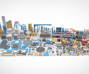 Sci-Fi architecture Elements collection 29