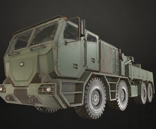 Heavy Military Truck V2 - Wrecker