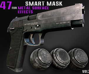 47 Smart Masks for Metal Surface Effects -Vol3