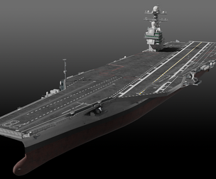 USS Gerald R Ford aircraft carrier