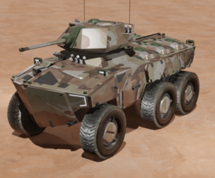 Scifi IFV desert camouflage