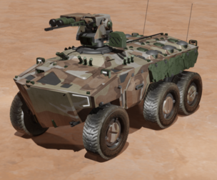 Scifi APC Desert Camouflage