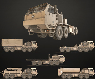 Heavy Military Truck V1 - Pack 1