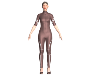 Girls Body Suit | Marvelous / Clo3d / obj / fbx