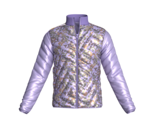 Men Padded Print Jacket | Marvelous / Clo3d / obj / fbx