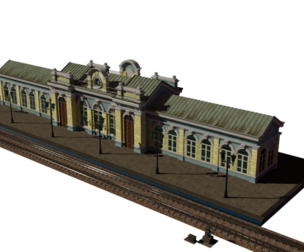 Eastern Europe Train station