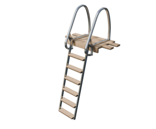 Dock ladder 3d model