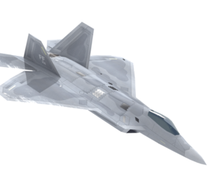 F-22 Raptor low poly