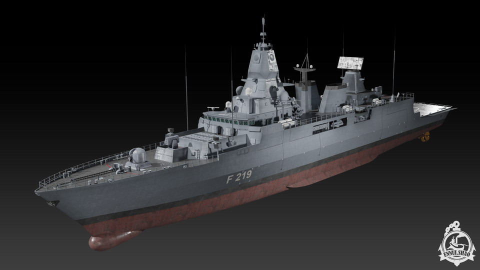 F224 German F124 Sachsen class frigate