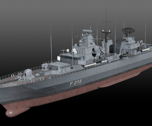 German F123 Brandenburg class Frigate