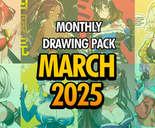 Monthly drawing pack - MARCH 2025