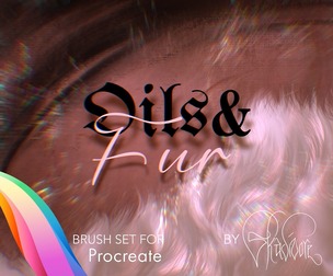 Oils & Fur Brush Set