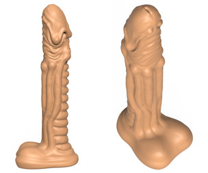 3D Print Ready Fantasy Dildo Penis 01