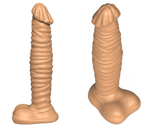 3D Print Ready Fantasy Dildo Penis 04