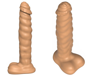 3D Print Ready Fantasy Dildo Penis 06