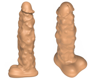 3D Print Ready Fantasy Dildo Penis 07