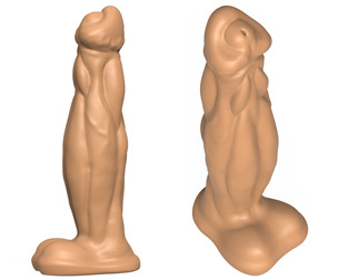 3D Print Ready Fantasy Dildo Penis 09