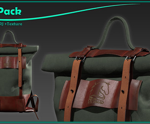 backpack with texture
