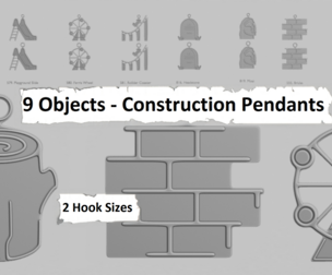 🏗️ Construction – Objects Pendant Pack