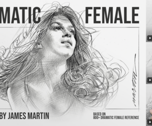 Dramatic Female -  Head and Hair Tutorial by James Martin
