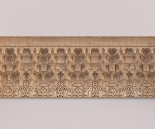 Classic Islamic Muqarnas Cornice 005