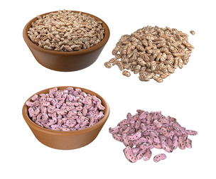 Roman and Borlotti Bean set