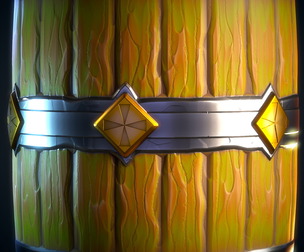 Wood Barrel (Stylized) - VOL 10 - SBsar & Maps