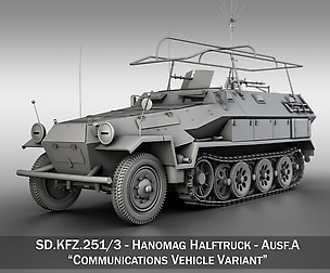 SD.KFZ 251/3 Ausf.A - Communications Vehicle