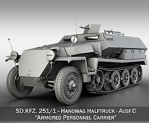 SD.KFZ 251/1 Ausf.C - Half-track