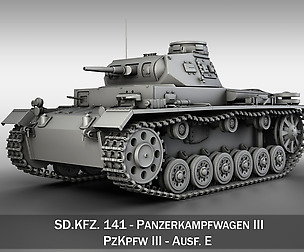 PzKpfw III - Panzer III - Ausf E