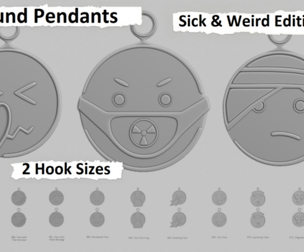 🤢 Round Pendants – Sick & Weird Edition 🤯