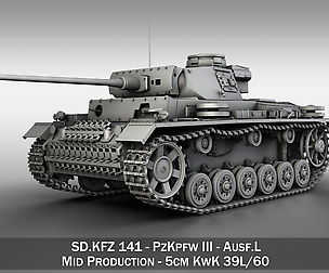 PzKpfw III - Panzerkampfwagen III - Ausf.L