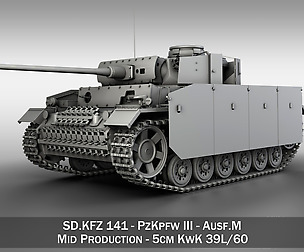 PzKpfw III - Panzer 3 -  Ausf.M