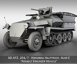SD.KFZ 251/7 Ausf.C - Assault Engineer Vehicle