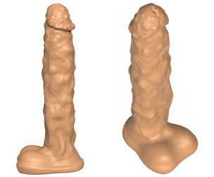 3D Print Ready Fantasy Dildo Penis 12