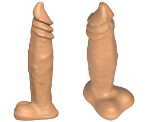 3D Print Ready Fantasy Dildo Penis 21