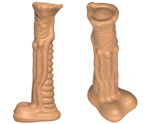 3D Print Ready Fantasy Dildo Penis 22