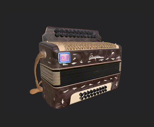 Accordion3D Model 008