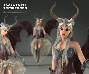 🌒 Twilight Temptress – Dark Elegance Reimagined 🦇