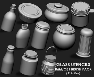 Glass Utencils IMM Brush Pack 11 in One